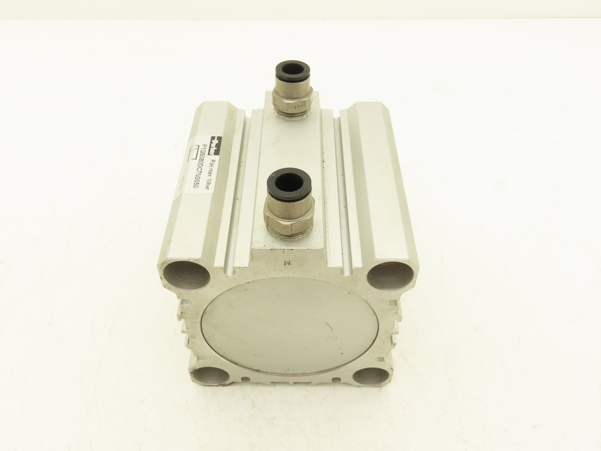 Parker P1QS080DC7N0050 Pneumatic Air Cylinder 80mm Bore 50mm Stroke 145PSI