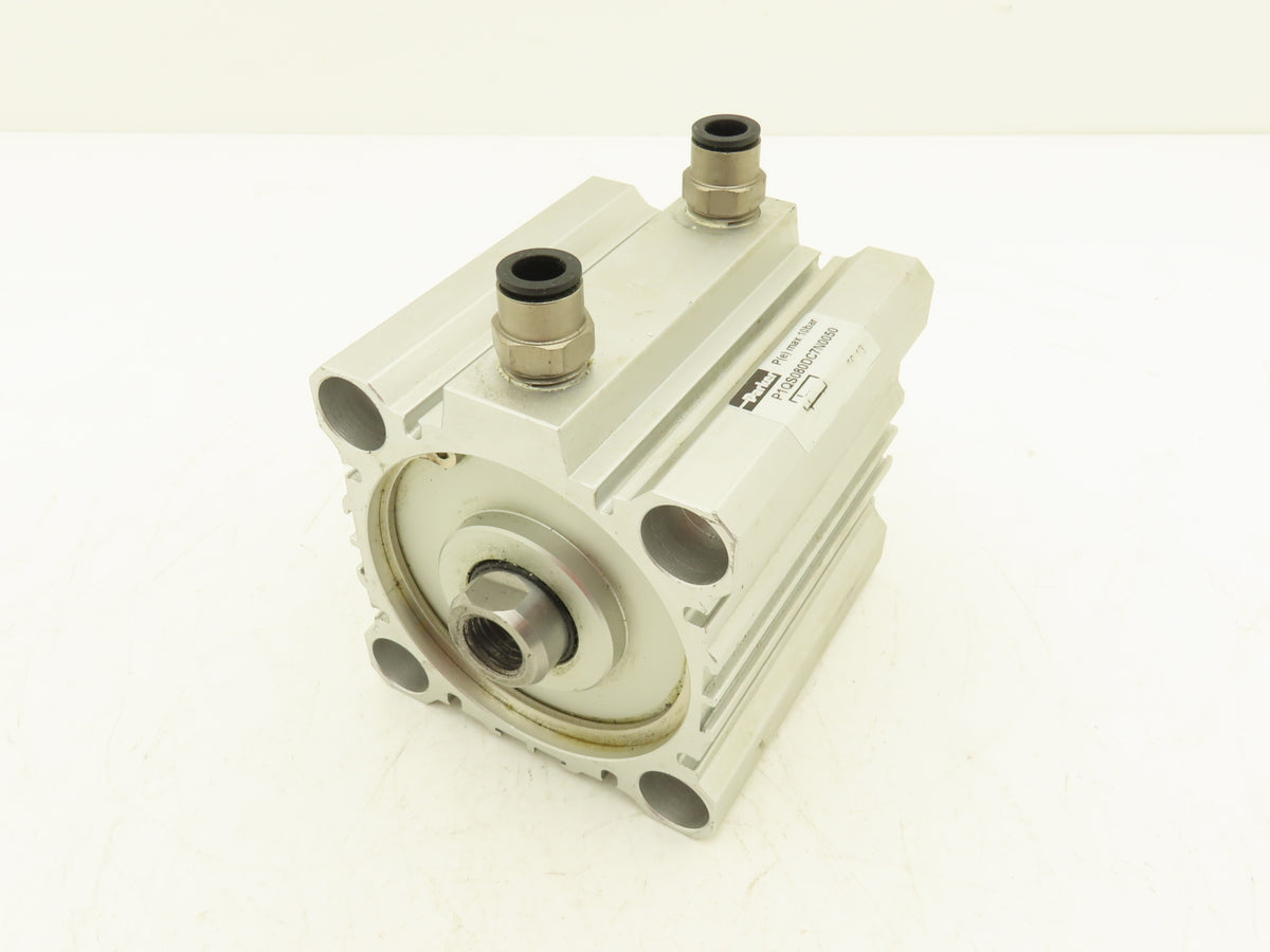 Parker P1QS080DC7N0050 Pneumatic Air Cylinder 80mm Bore 50mm Stroke 145PSI