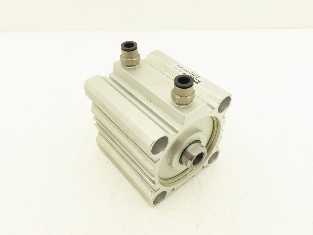 Parker P1QS080DC7N0050 Pneumatic Air Cylinder 80mm Bore 50mm Stroke 145PSI