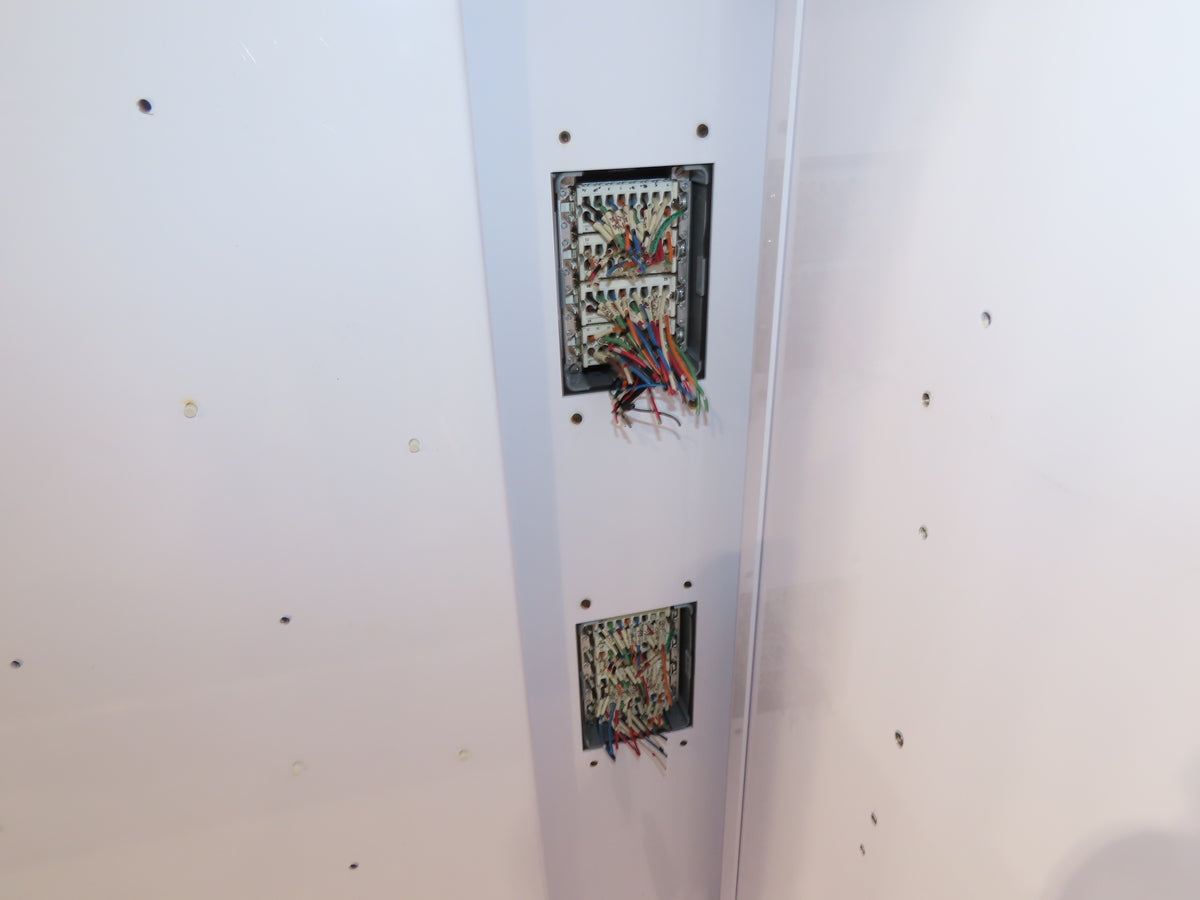 Saginaw 3-Door Freestanding Electrical Enclosure 90x133x24" Control Panel