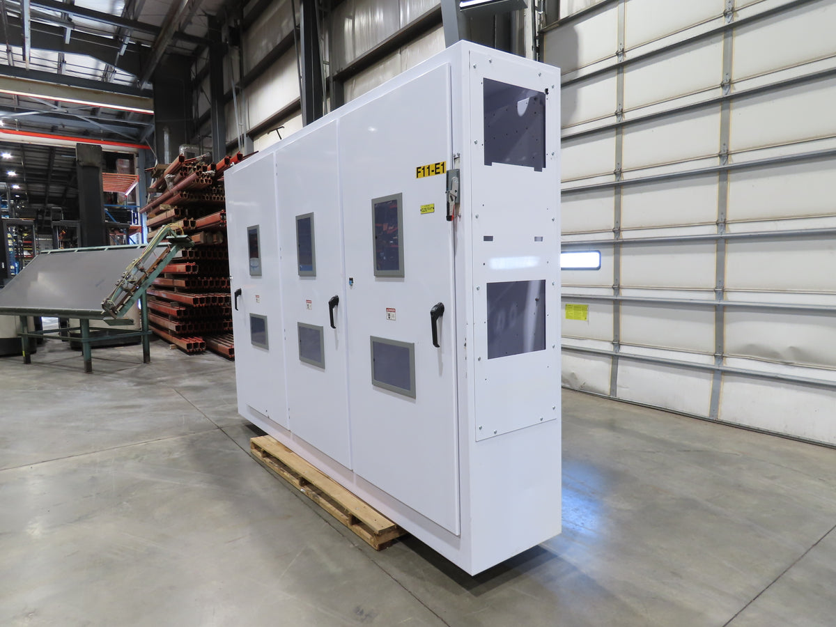 Saginaw 3-Door Freestanding Electrical Enclosure 90x133x24" Control Panel