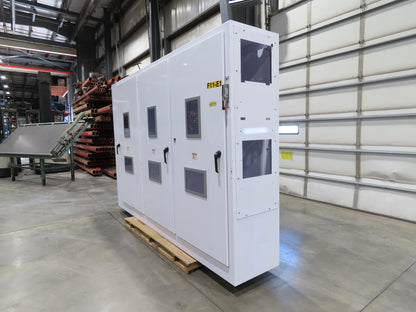 Saginaw 3-Door Freestanding Electrical Enclosure 90x133x24" Control Panel