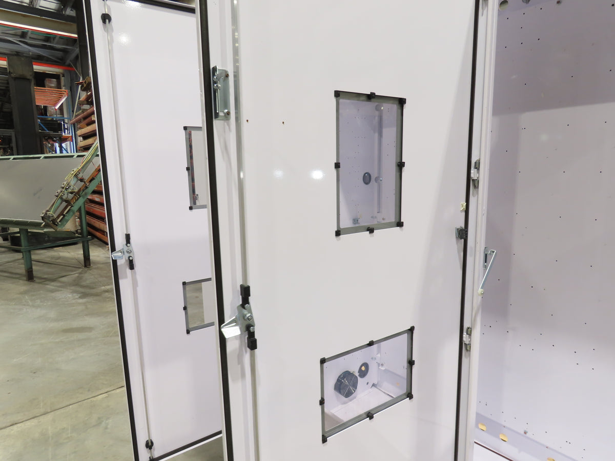 Saginaw 3-Door Freestanding Electrical Enclosure 90x133x24" Control Panel
