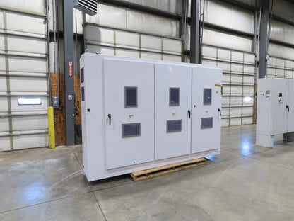 Saginaw 3-Door Freestanding Electrical Enclosure 90x133x24" Control Panel