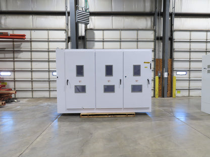 Saginaw 3-Door Freestanding Electrical Enclosure 90x133x24" Control Panel