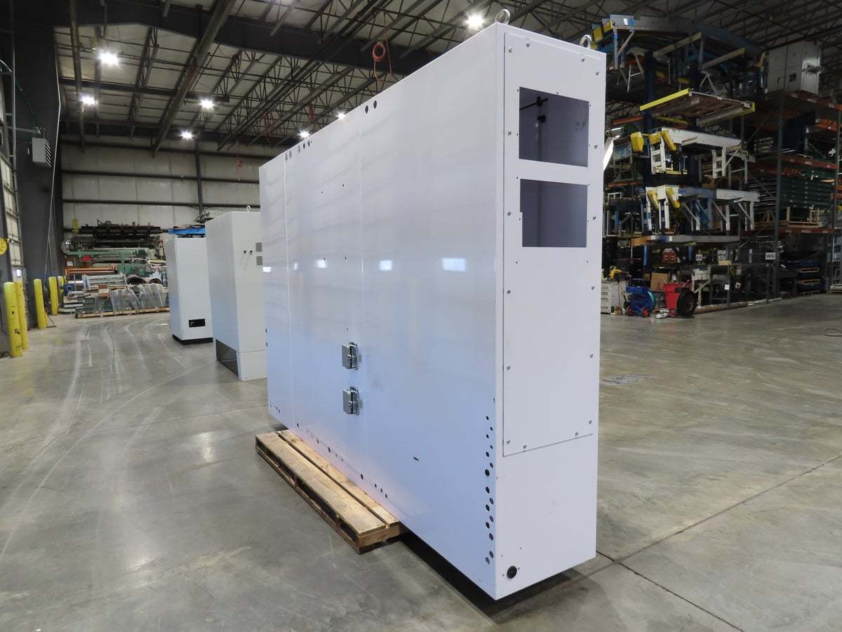 Saginaw 3-Door Freestanding Electrical Enclosure 90x133x24" Control Panel