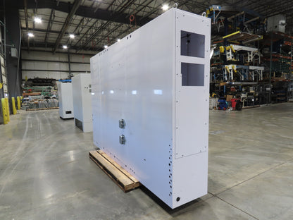 Saginaw 3-Door Freestanding Electrical Enclosure 90x133x24" Control Panel