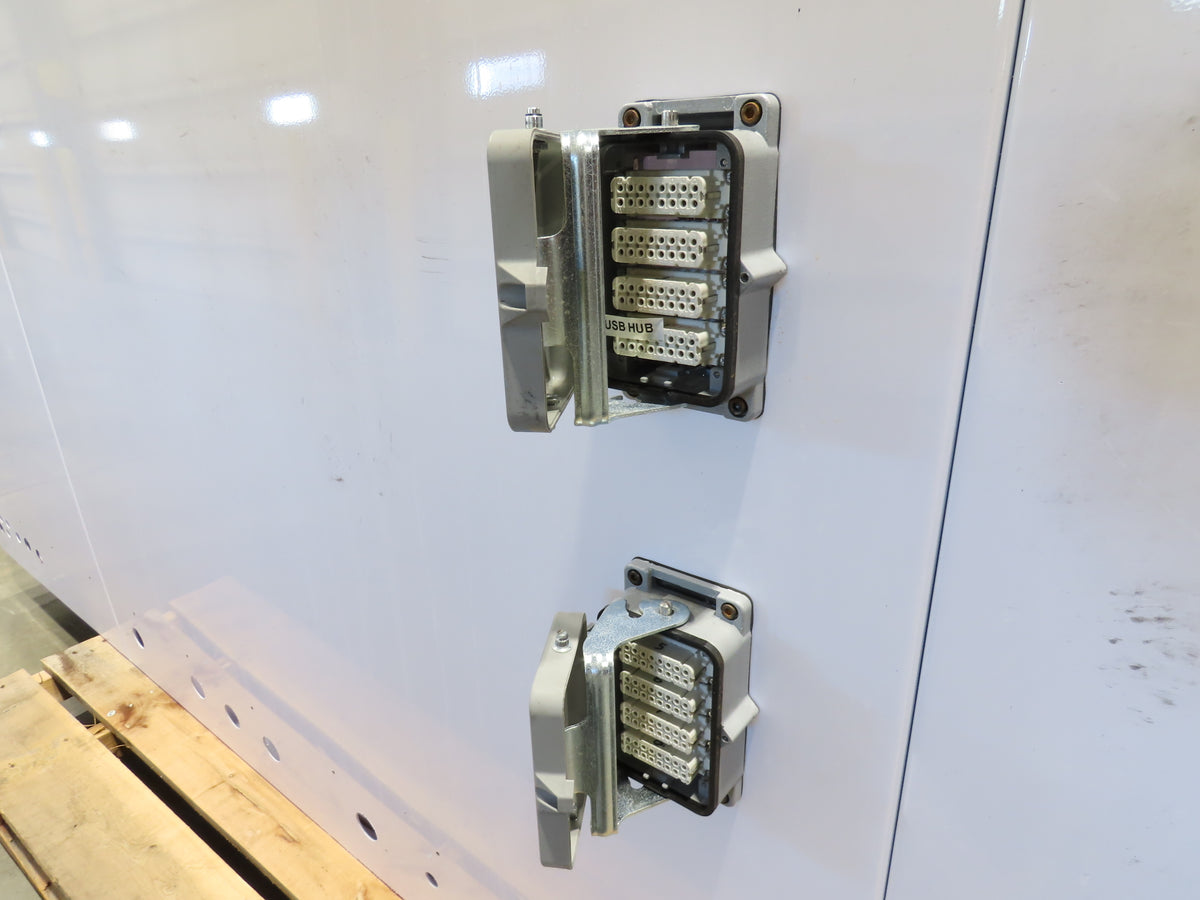 Saginaw 3-Door Freestanding Electrical Enclosure 90x133x24" Control Panel