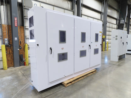 Saginaw 3-Door Freestanding Electrical Enclosure 90x133x24" Control Panel