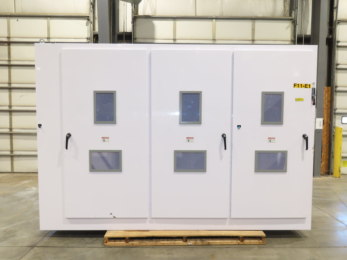 Saginaw 3-Door Freestanding Electrical Enclosure 90x133x24" Control Panel