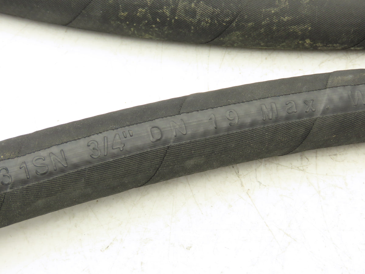 illig 5000 PSI 3/4" Hydraulic Hose 900MM Length M32x2 Threads Lot of 3