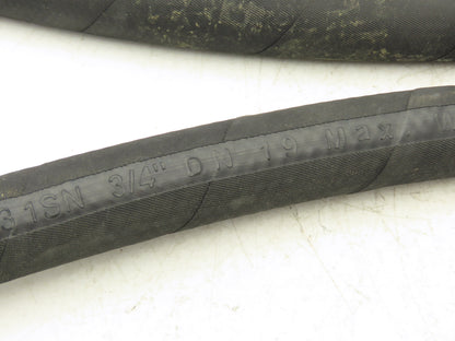 illig 5000 PSI 3/4" Hydraulic Hose 900MM Length M32x2 Threads Lot of 3