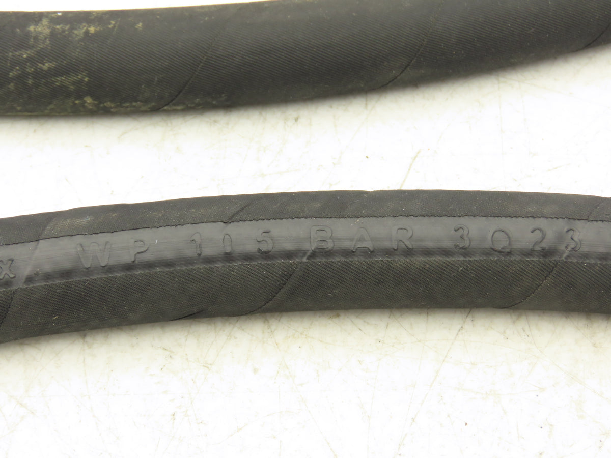 illig 5000 PSI 3/4" Hydraulic Hose 900MM Length M32x2 Threads Lot of 3