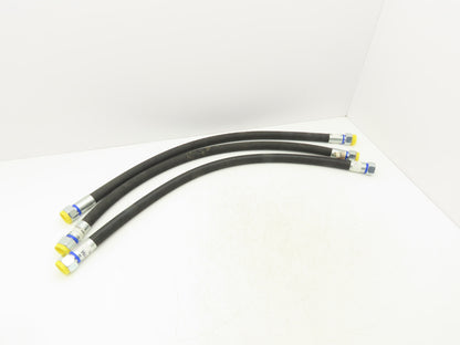illig 5000 PSI 3/4" Hydraulic Hose 900MM Length M32x2 Threads Lot of 3