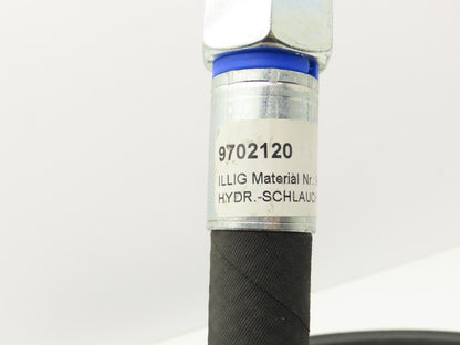 illig 5000 PSI 3/4" Hydraulic Hose 900MM Length M32x2 Threads Lot of 3