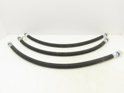 illig 5000 PSI 3/4" Hydraulic Hose 900MM Length M32x2 Threads Lot of 3