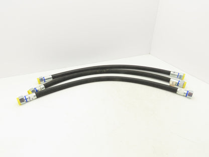 illig 5000 PSI 3/4" Hydraulic Hose 900MM Length M32x2 Threads Lot of 3