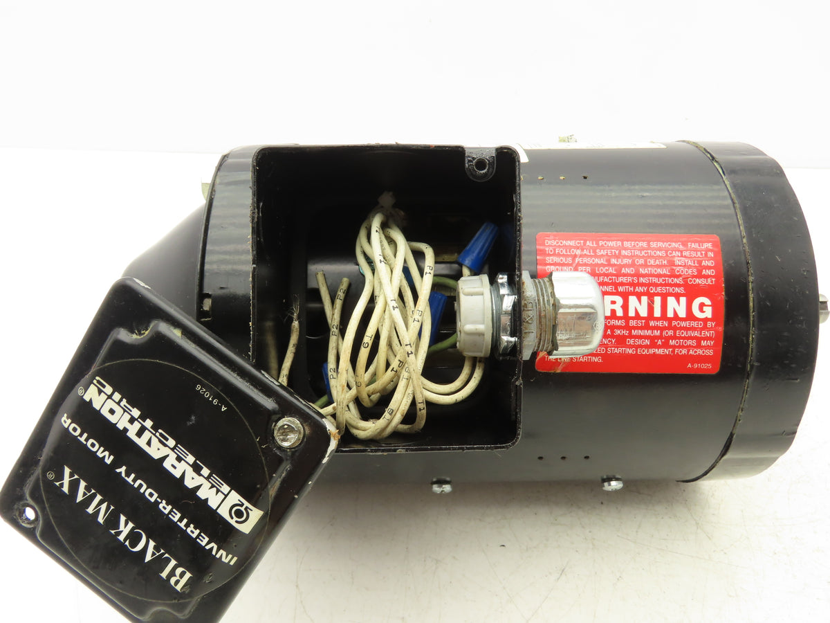 Marathon 56H17T5301B Black Max AC Motor .5Hp 1735rpm 230/460V 56C Inverter Duty