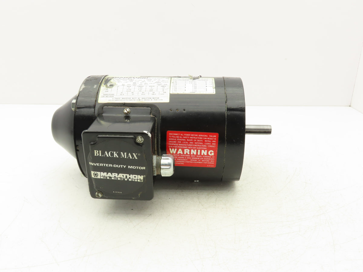Marathon 56H17T5301B Black Max AC Motor .5Hp 1735rpm 230/460V 56C Inverter Duty