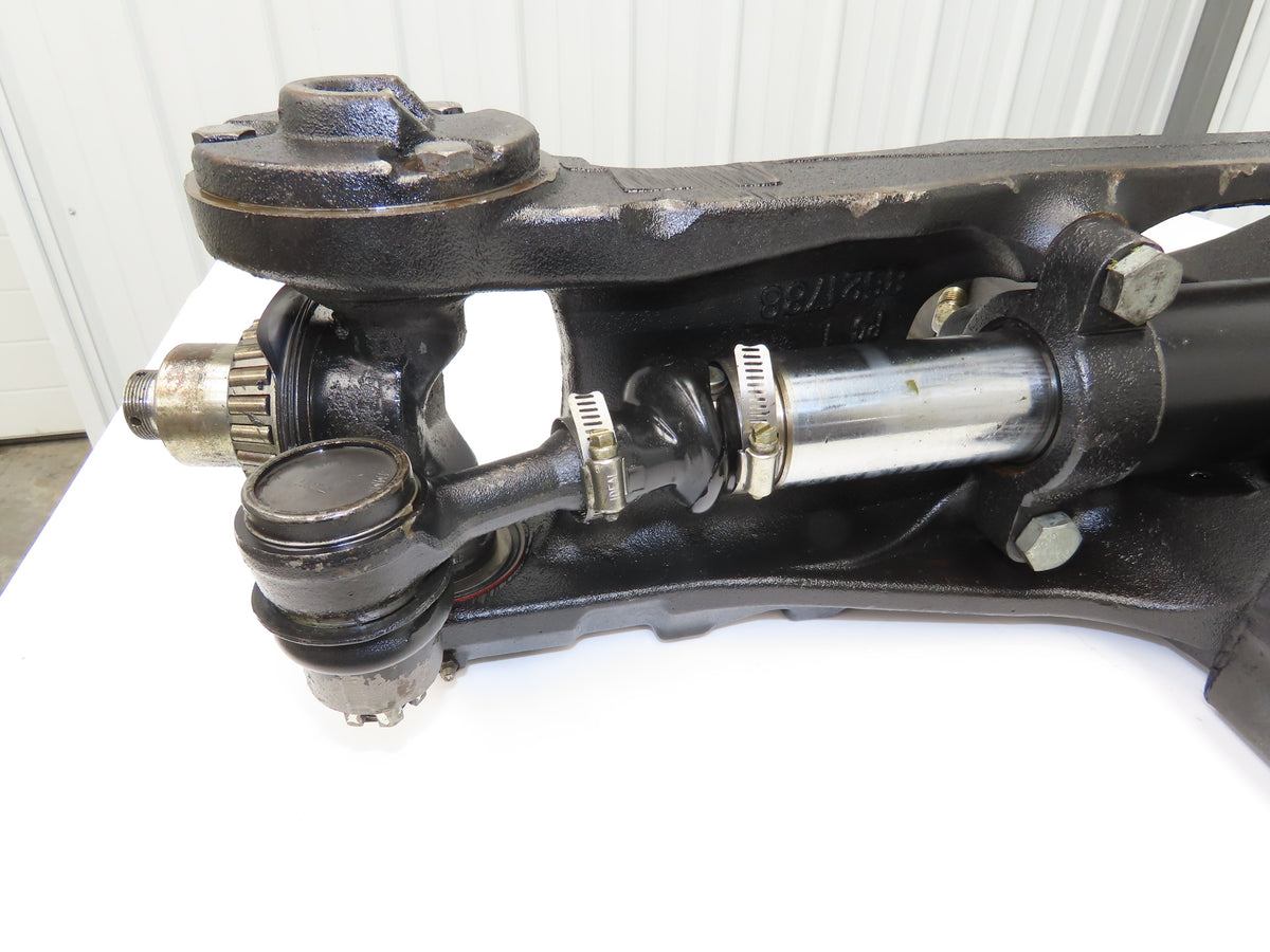 Hyster E50Z-33 Electric Forklift Rear Axle Dual Hydraulic Steering Assembly
