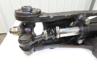 Hyster E50Z-33 Electric Forklift Rear Axle Dual Hydraulic Steering Assembly