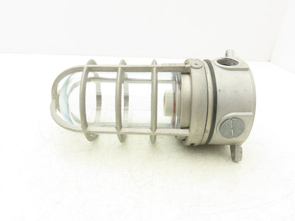 Stonco VCX-L11GC Ceiling Mount Vapor Tight Light Fixture Die Cast Cage