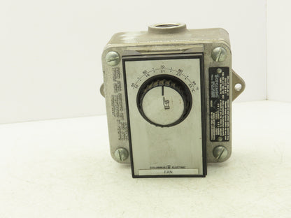 Columbus Elect. EPETD-8D Hazardous Location Thermostat 22A 125-277 VAC