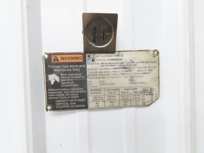 Hyster E60Z-33 Electric Forklift Lower Kickplate Plastic Shroud Assembly