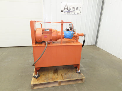 Vickers Hydraulic Power Unit 30 Gallon Tank 15 GPM 3000PSI 7-1/2Hp 230/460V 3Ph