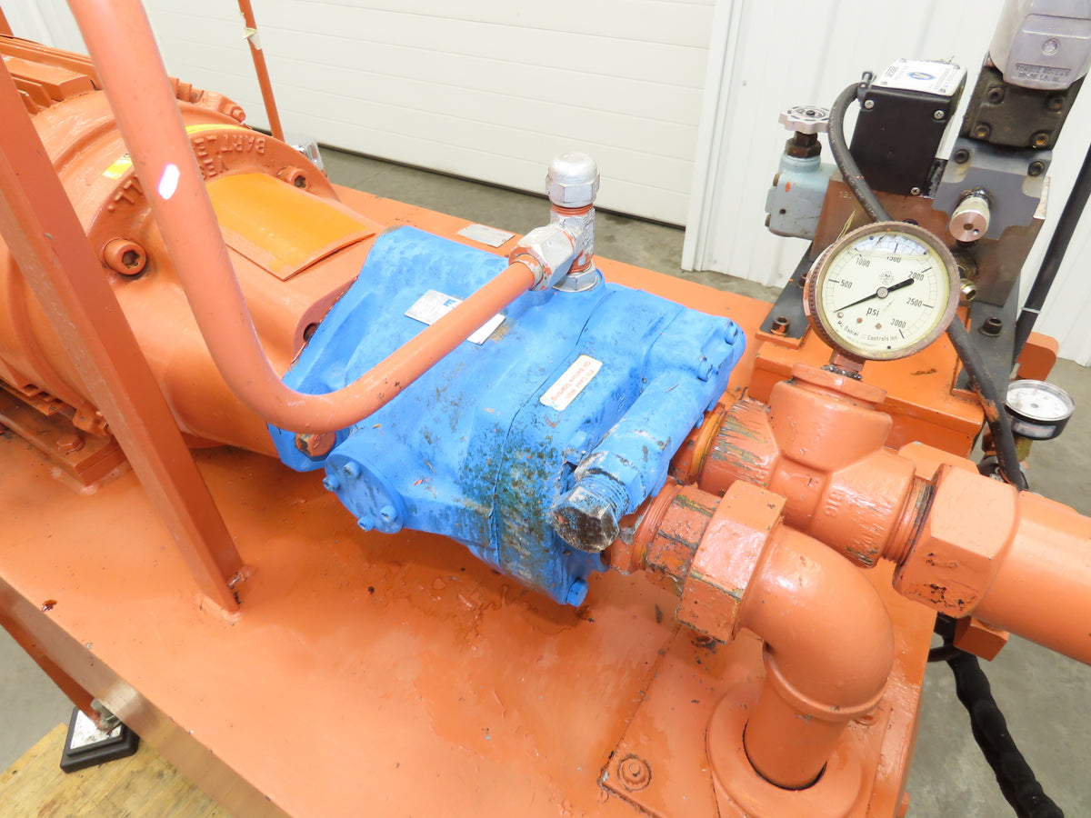 Vickers Hydraulic Power Unit 30 Gallon Tank 15 GPM 3000PSI 7-1/2Hp 230/460V 3Ph