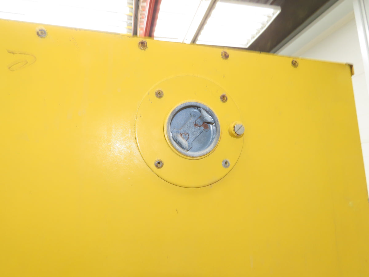 Eagle 1947 Flammable Liquid Safety Cabinet Yellow Dual Door 45 Gal 43x18x66"
