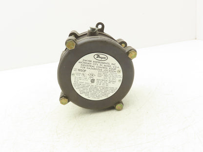 Dwyer 1950P-2-2F Explosion Proof Differential Pressure Switch 125-480 VAC 15A