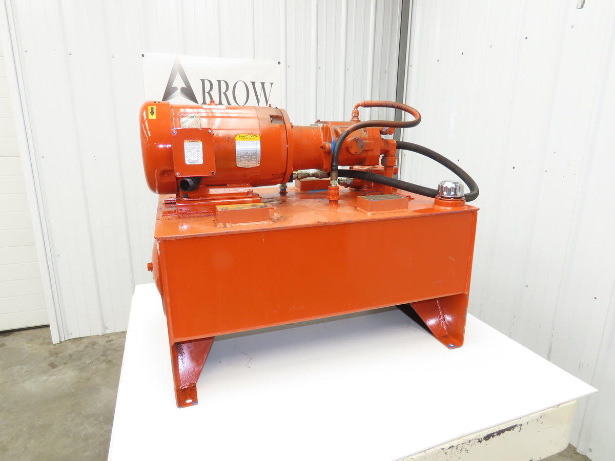 Vickers Hydraulic Power Unit 30 Gallon Tank 15 GPM 3000PSI 7-1/2Hp 230/460V 3Ph