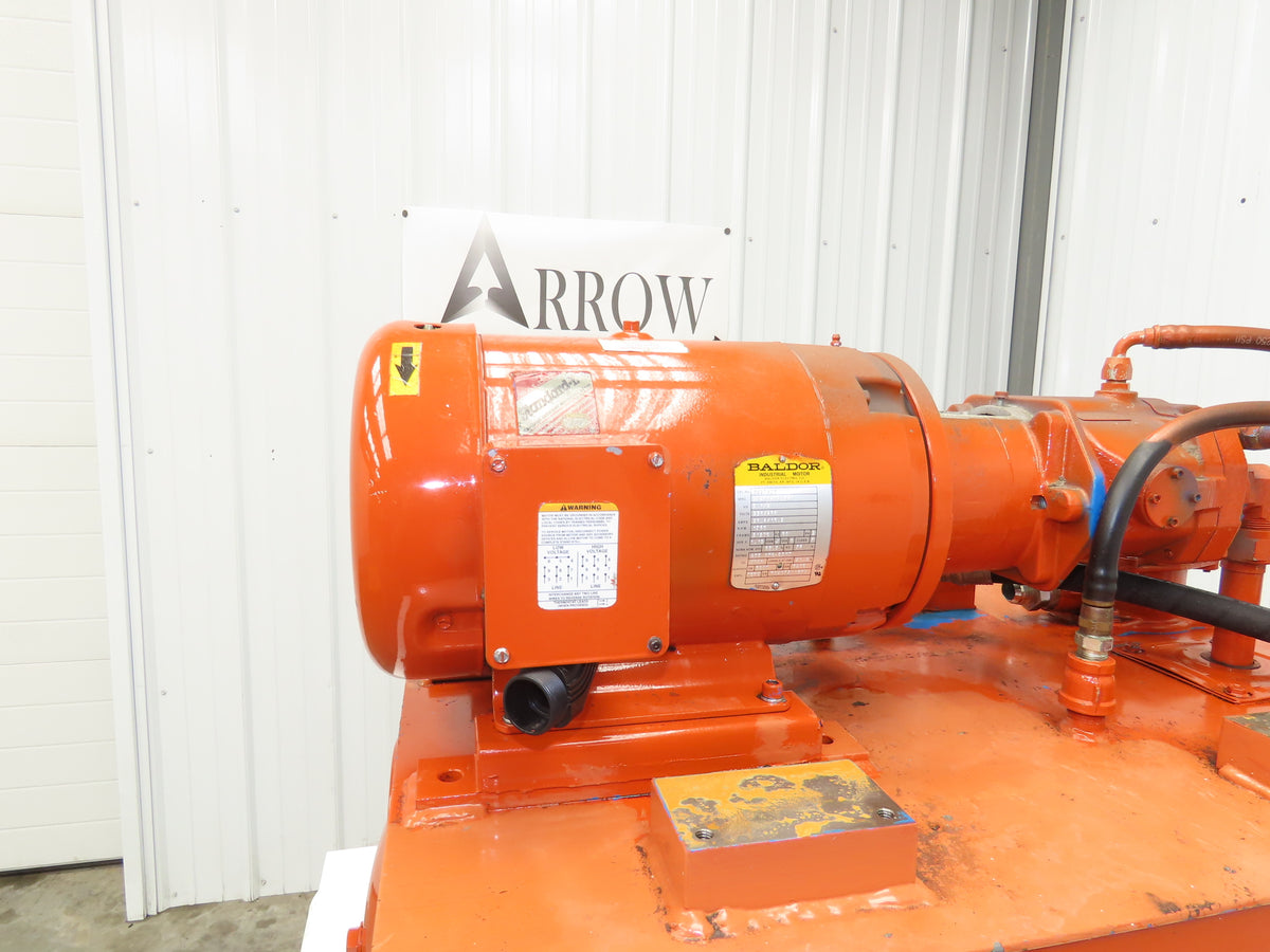 Vickers Hydraulic Power Unit 30 Gallon Tank 15 GPM 3000PSI 7-1/2Hp 230/460V 3Ph