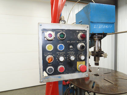 Bancroft 300 Welda-Round Rotary Welder Circle Weld Controller Mig Torch Welding