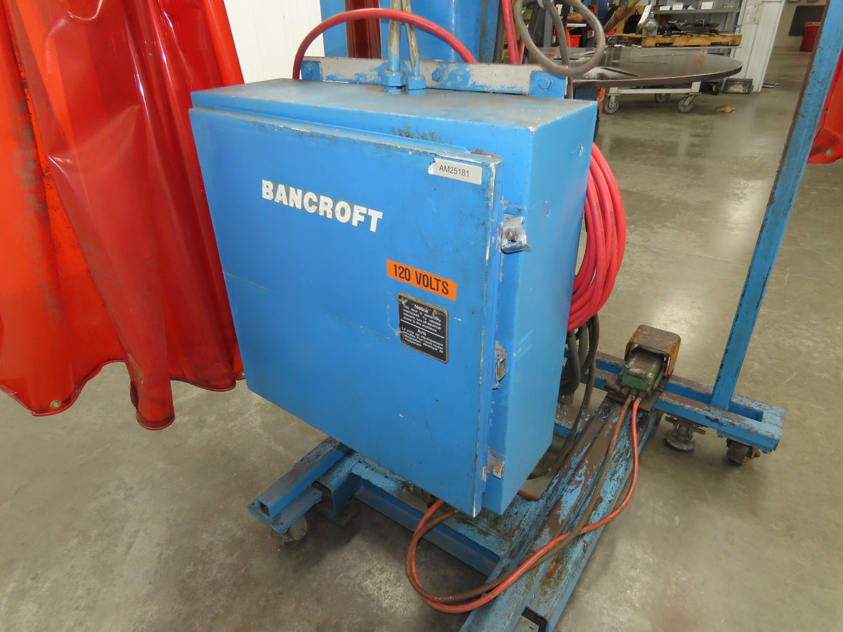 Bancroft 300 Welda-Round Rotary Welder Circle Weld Controller Mig Torch Welding