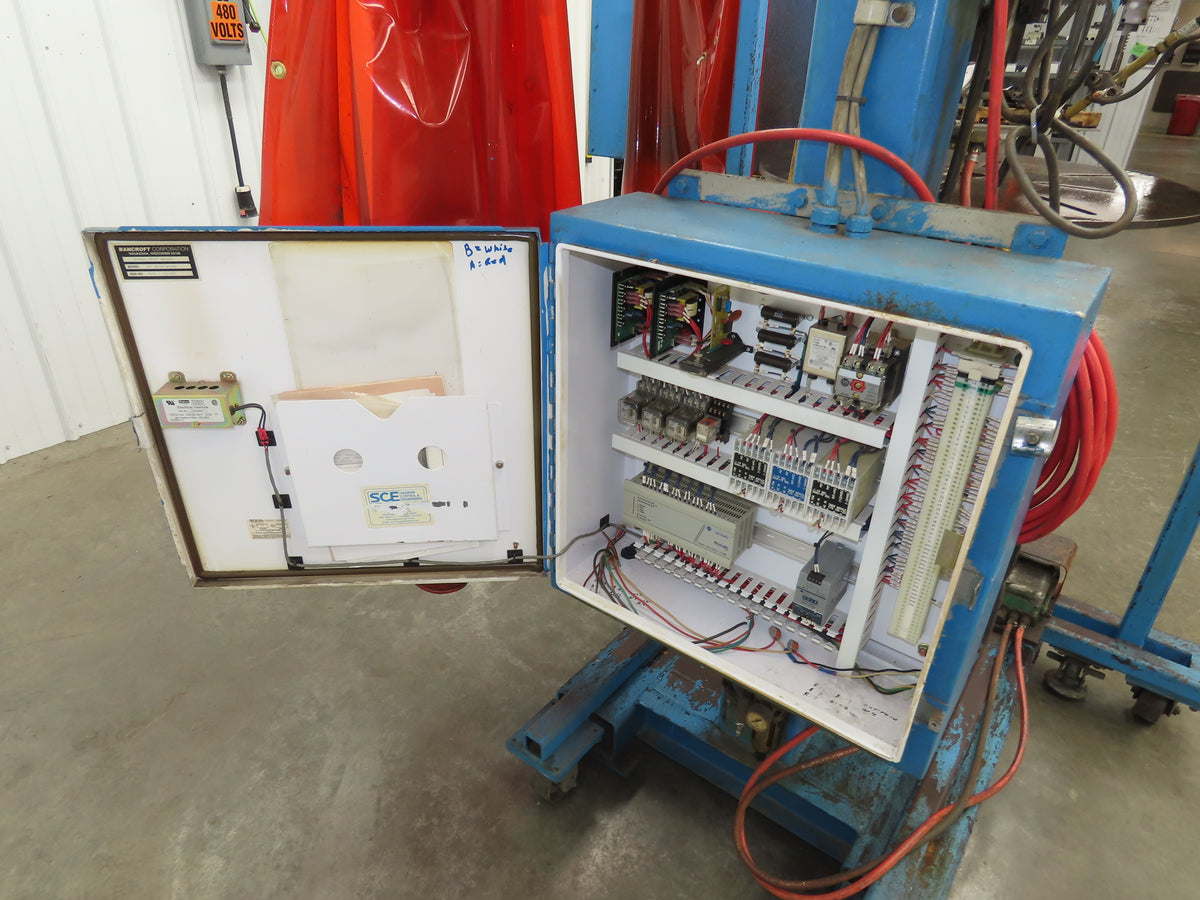Bancroft 300 Welda-Round Rotary Welder Circle Weld Controller Mig Torch Welding