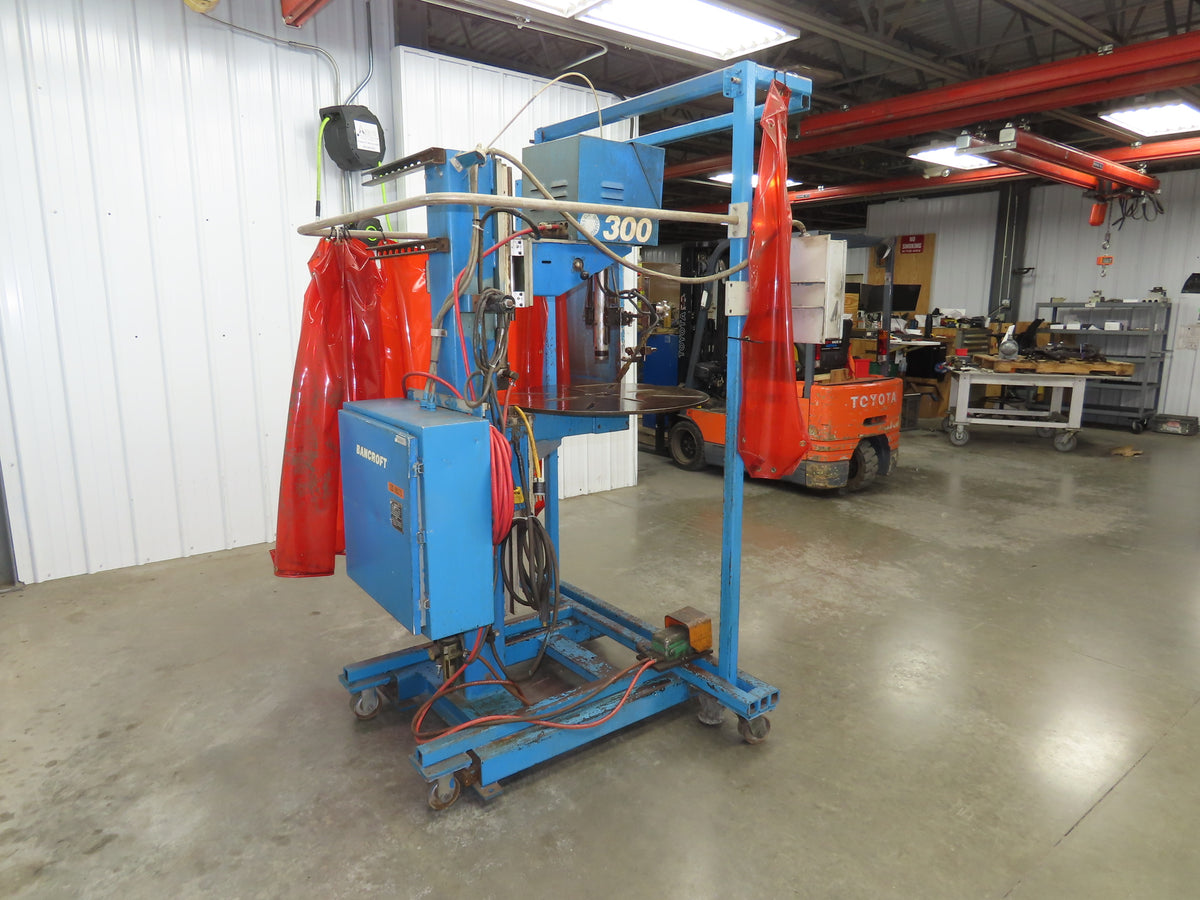 Bancroft 300 Welda-Round Rotary Welder Circle Weld Controller Mig Torch Welding