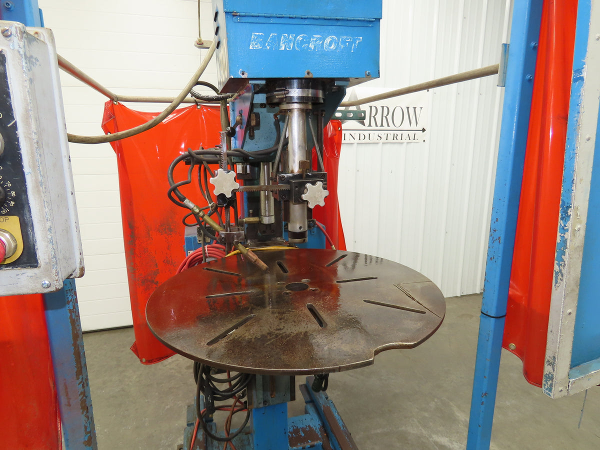 Bancroft 300 Welda-Round Rotary Welder Circle Weld Controller Mig Torch Welding