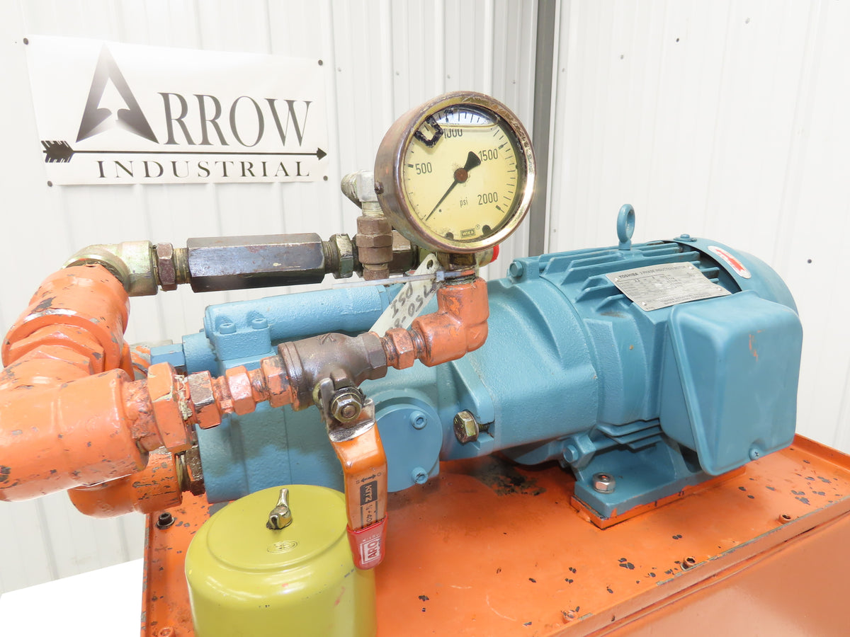 Daikin V23A1R-30 Hydraulic Power Unit 10.5GPM 20 Gal Tank 3625PSI 220V 1730RPM