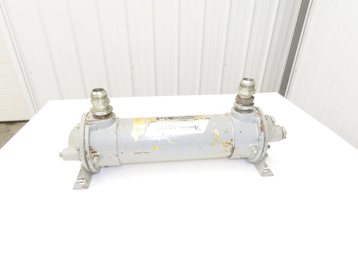 American Industrial AB-1002-C4-FP Shell & Tube Heat Exchanger 2-Pass 1.5"NPT
