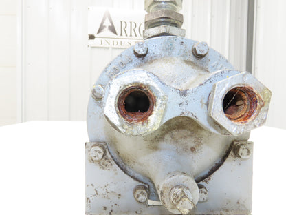 American Industrial AB-1002-C4-FP Shell & Tube Heat Exchanger 2-Pass 1.5"NPT