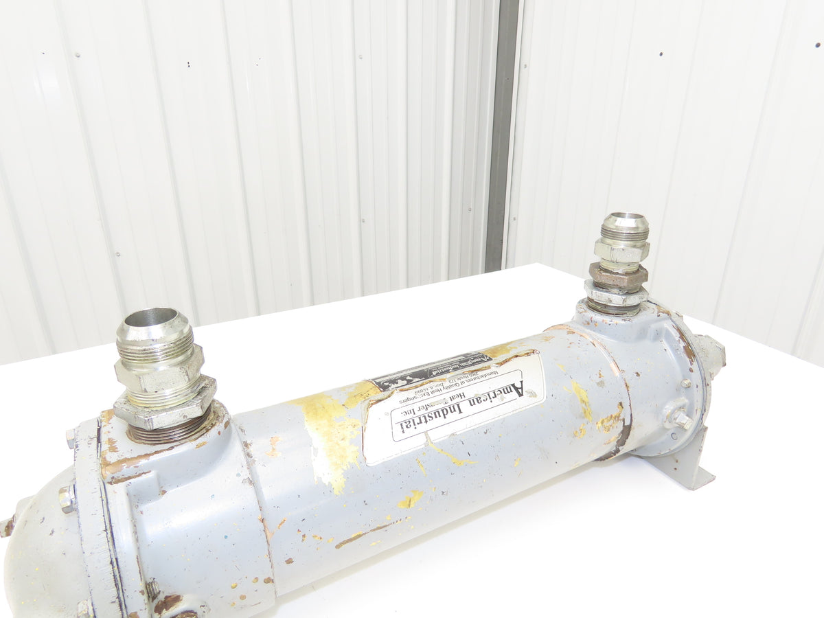 American Industrial AB-1002-C4-FP Shell & Tube Heat Exchanger 2-Pass 1.5"NPT