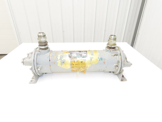 American Industrial AB-1002-C4-FP Shell & Tube Heat Exchanger 2-Pass 1.5"NPT