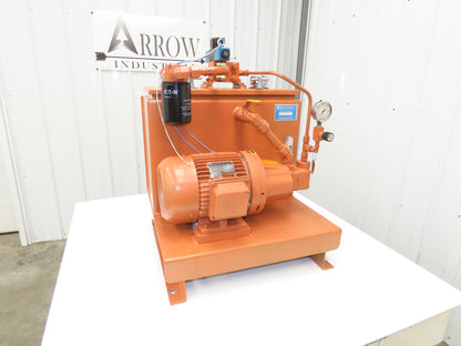 Vickers V10 1P5P 1A20 382084-1 Hydraulic Power Unit 5GPM 230/460V 3Ph 15 Gallon