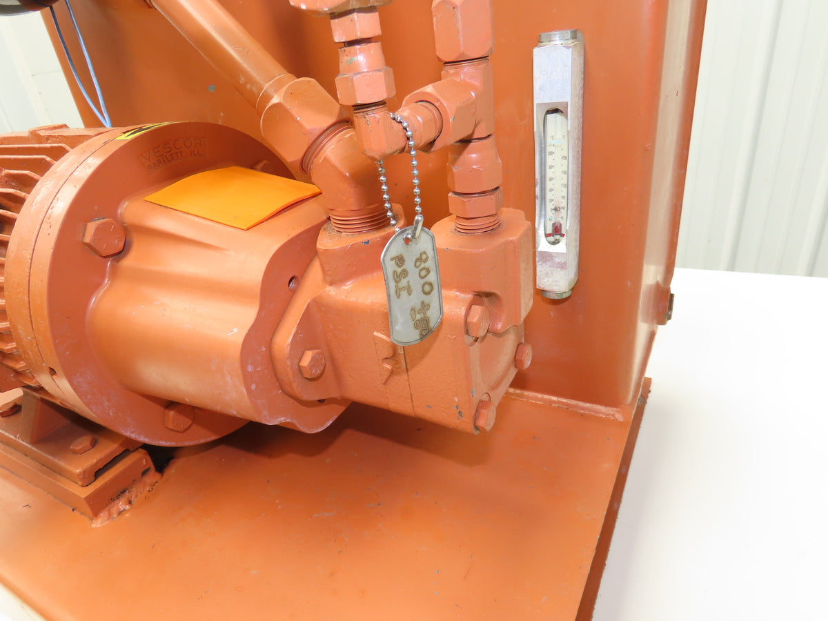 Vickers V10 1P5P 1A20 382084-1 Hydraulic Power Unit 5GPM 230/460V 3Ph 15 Gallon