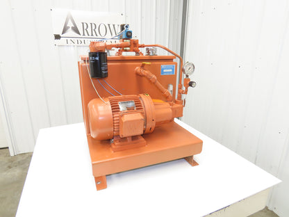 Vickers V10 1P5P 1A20 382084-1 Hydraulic Power Unit 5GPM 230/460V 3Ph 15 Gallon