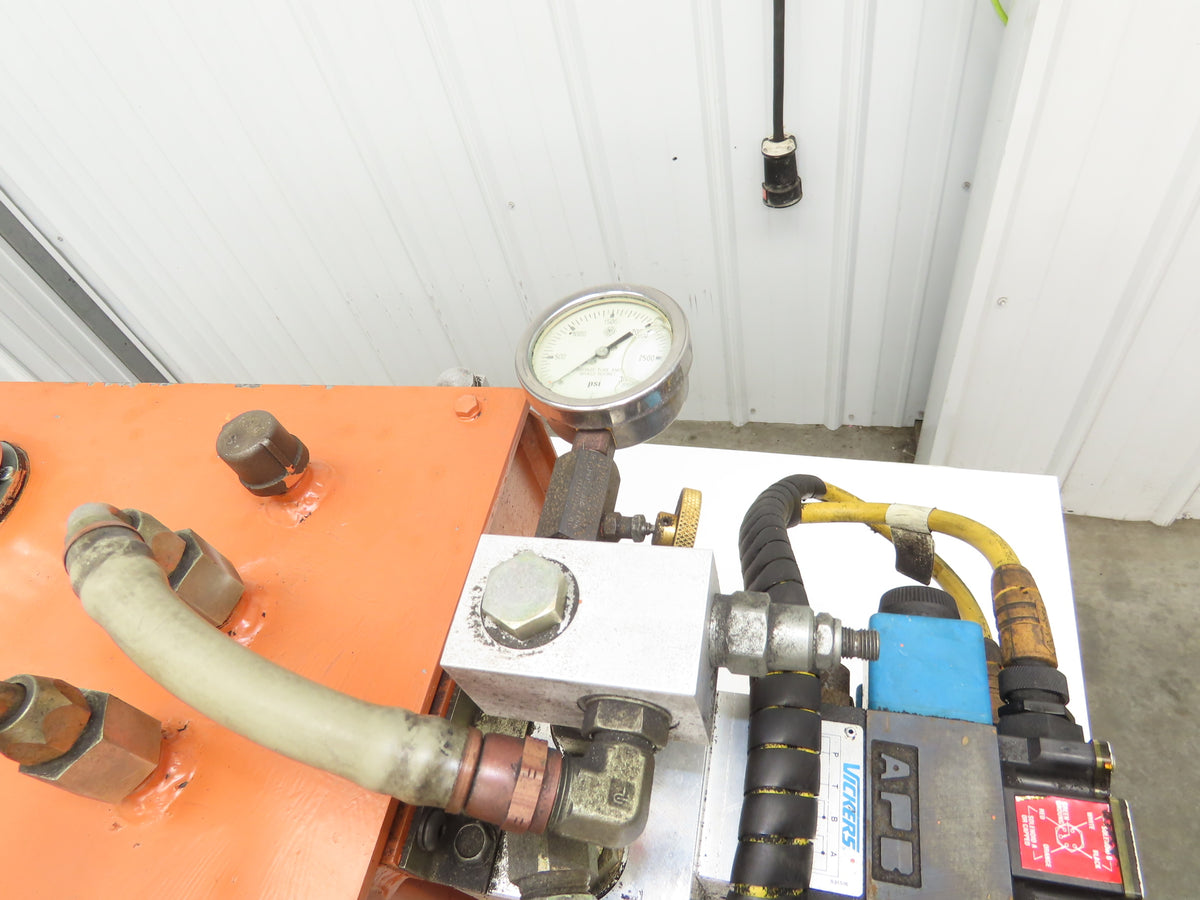 Vickers PVQ20 B2R SE1S 20 Hydraulic Power Unit 8.35GPM 3045PSI 20Gal 460V 3Ph