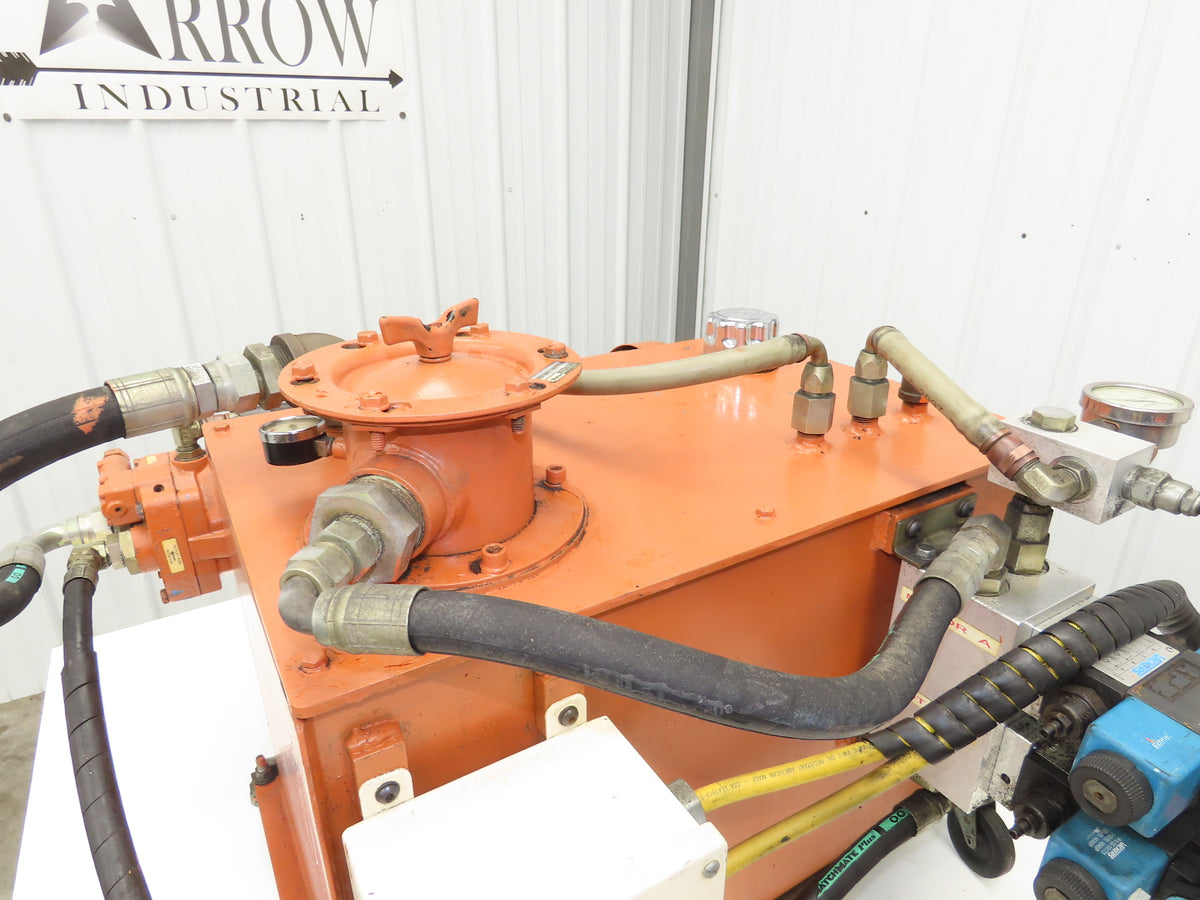 Vickers PVQ20 B2R SE1S 20 Hydraulic Power Unit 8.35GPM 3045PSI 20Gal 460V 3Ph