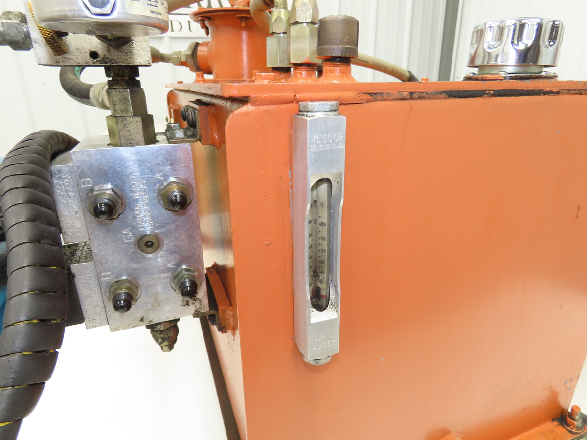 Vickers PVQ20 B2R SE1S 20 Hydraulic Power Unit 8.35GPM 3045PSI 20Gal 460V 3Ph